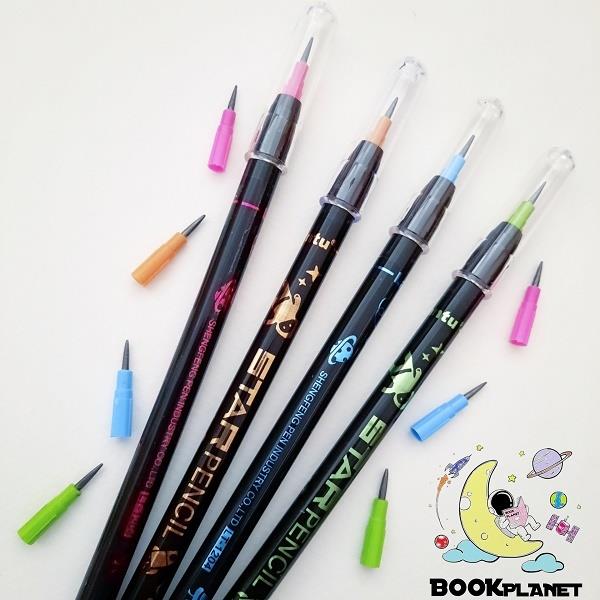 مداد فشنگی طرح کهکشان (بسته 4 عددی)